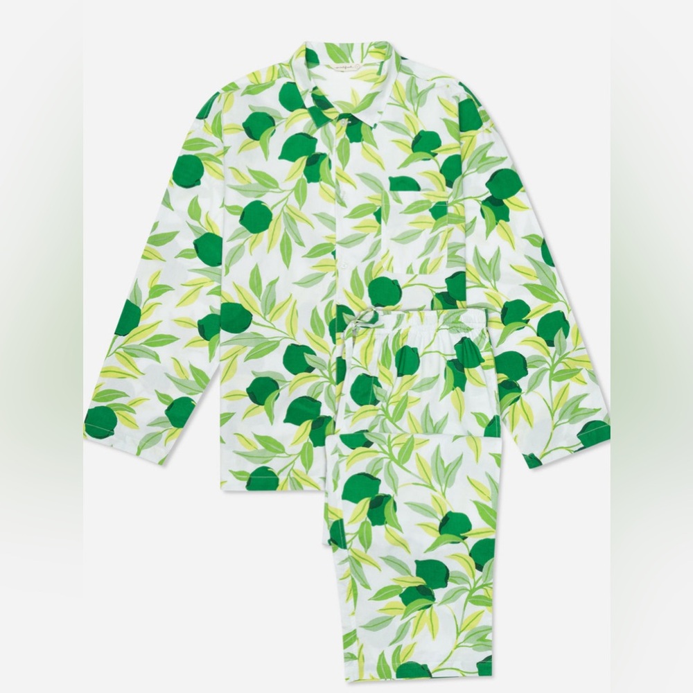 New w/Tags Printfresh Lime Zest (cloud) unisex pajamas set.